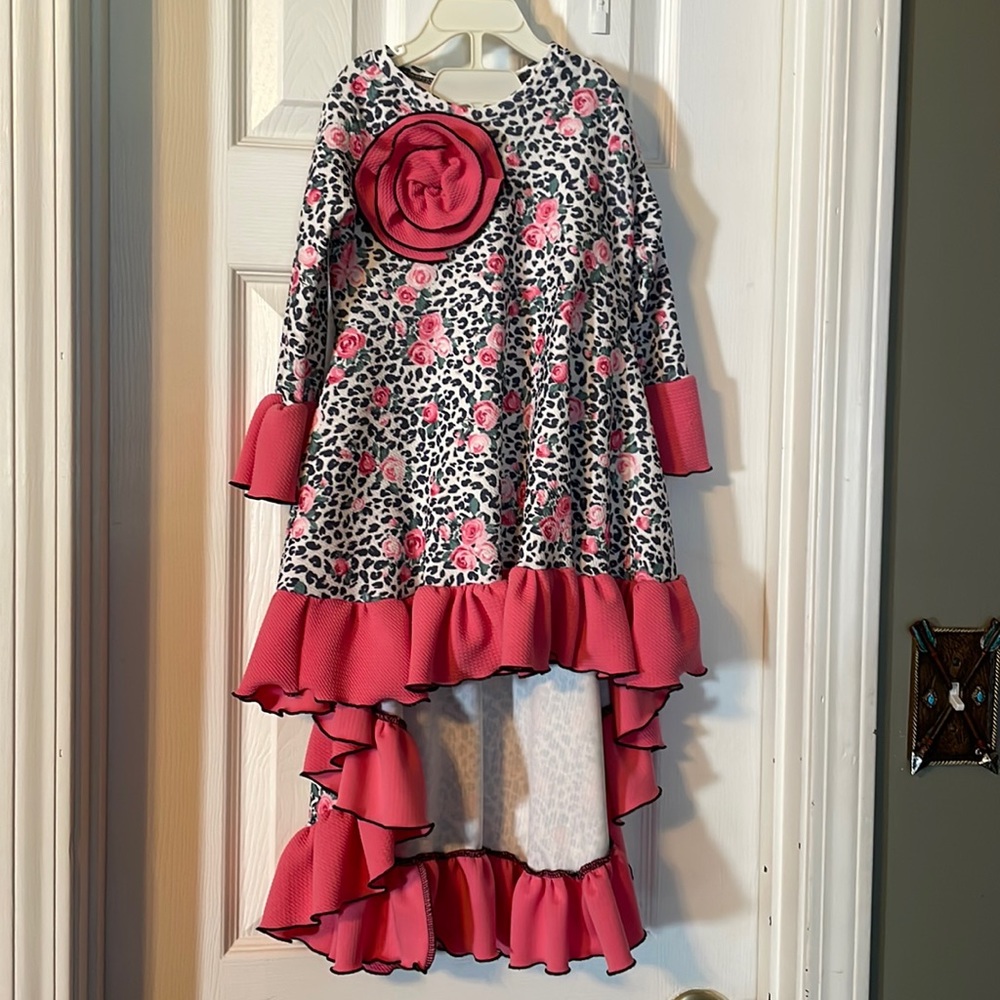 Custom made high low swing top with skirt sz 8